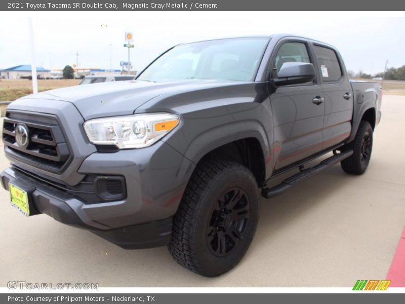 Magnetic Gray Metallic / Cement 2021 Toyota Tacoma SR Double Cab