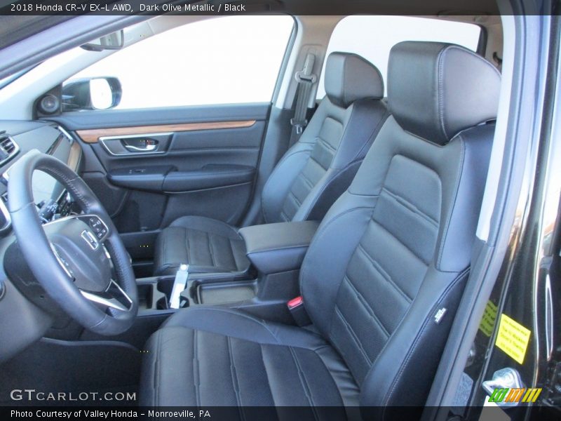 Dark Olive Metallic / Black 2018 Honda CR-V EX-L AWD