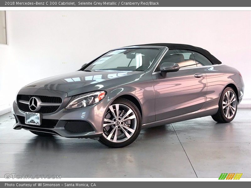 Front 3/4 View of 2018 C 300 Cabriolet