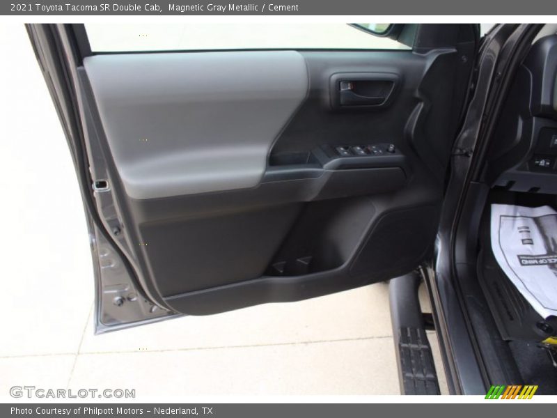 Magnetic Gray Metallic / Cement 2021 Toyota Tacoma SR Double Cab