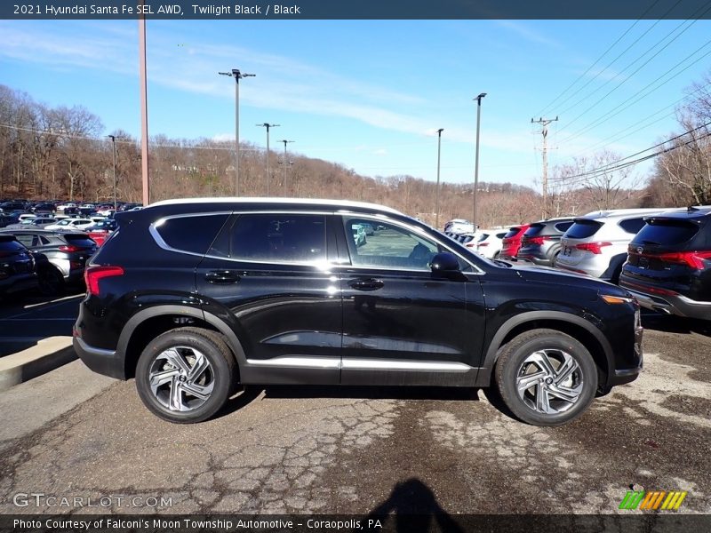 Twilight Black / Black 2021 Hyundai Santa Fe SEL AWD