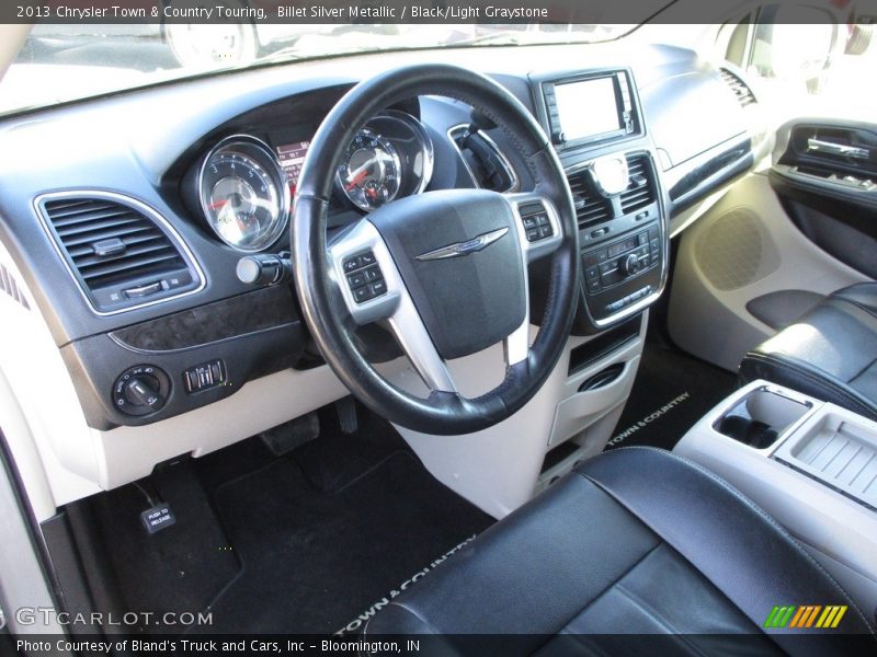 Billet Silver Metallic / Black/Light Graystone 2013 Chrysler Town & Country Touring