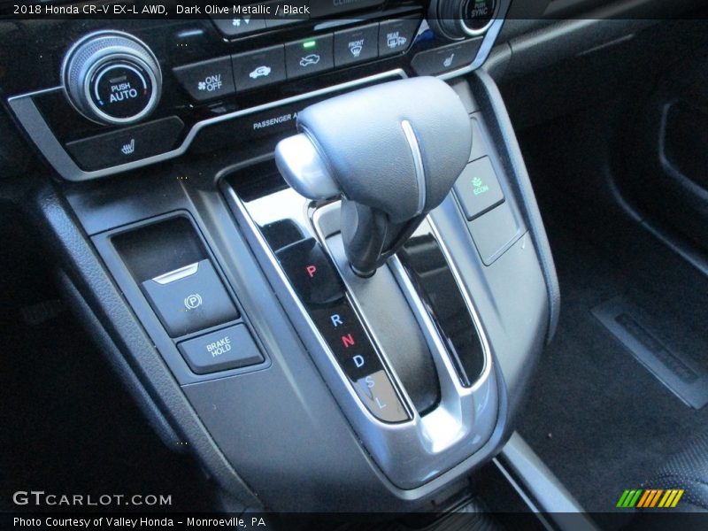 Dark Olive Metallic / Black 2018 Honda CR-V EX-L AWD