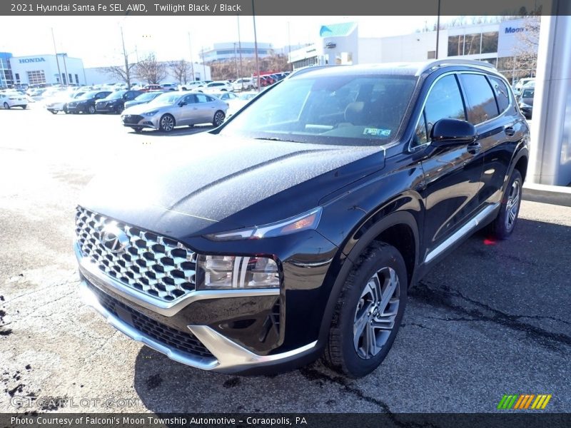 Twilight Black / Black 2021 Hyundai Santa Fe SEL AWD