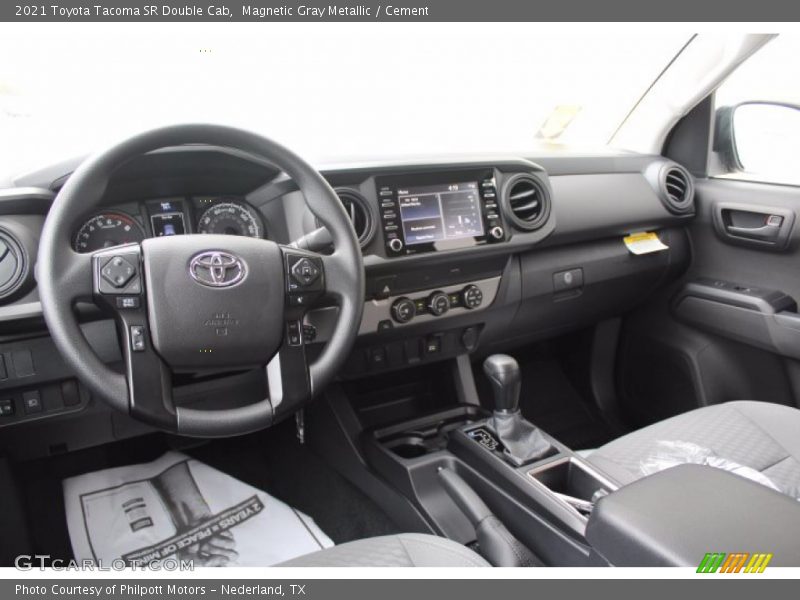 Magnetic Gray Metallic / Cement 2021 Toyota Tacoma SR Double Cab
