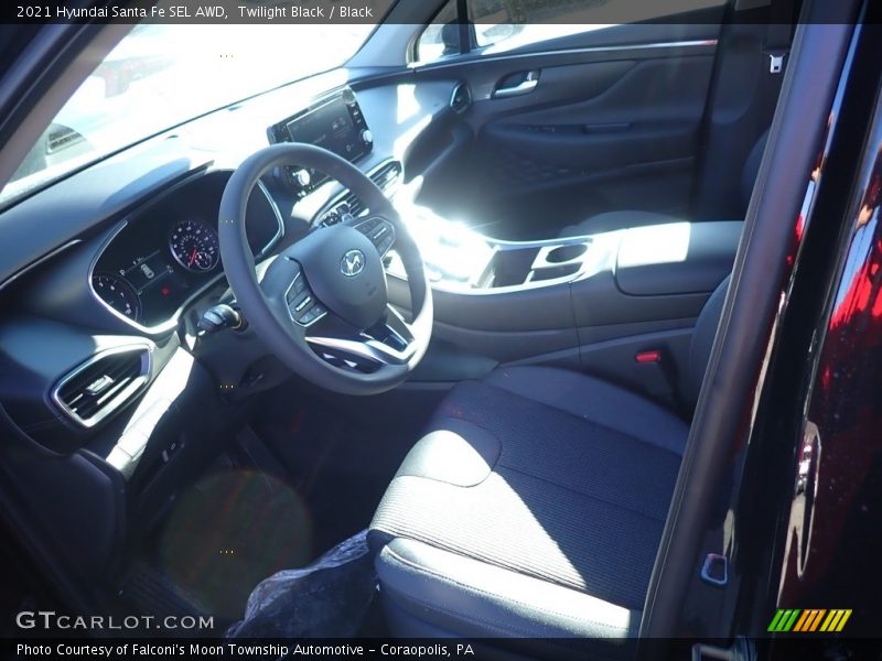 Twilight Black / Black 2021 Hyundai Santa Fe SEL AWD