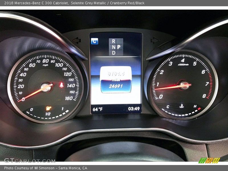  2018 C 300 Cabriolet 300 Cabriolet Gauges