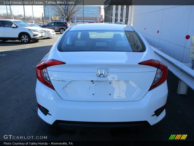 Taffeta White / Ivory 2018 Honda Civic LX Sedan