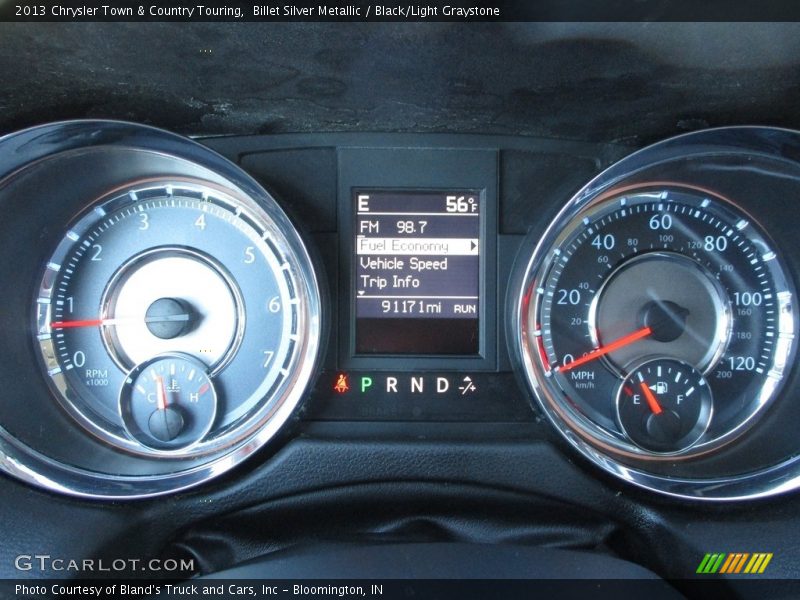 Billet Silver Metallic / Black/Light Graystone 2013 Chrysler Town & Country Touring