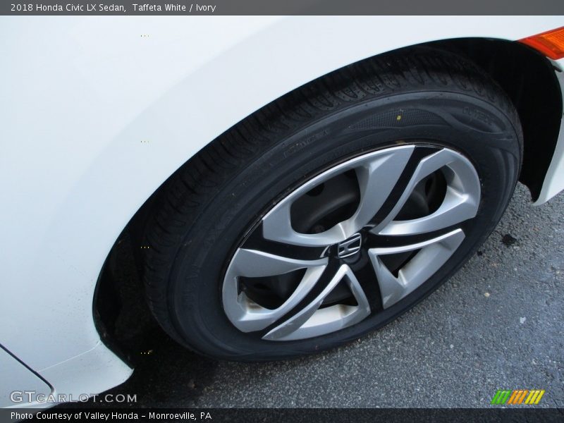Taffeta White / Ivory 2018 Honda Civic LX Sedan