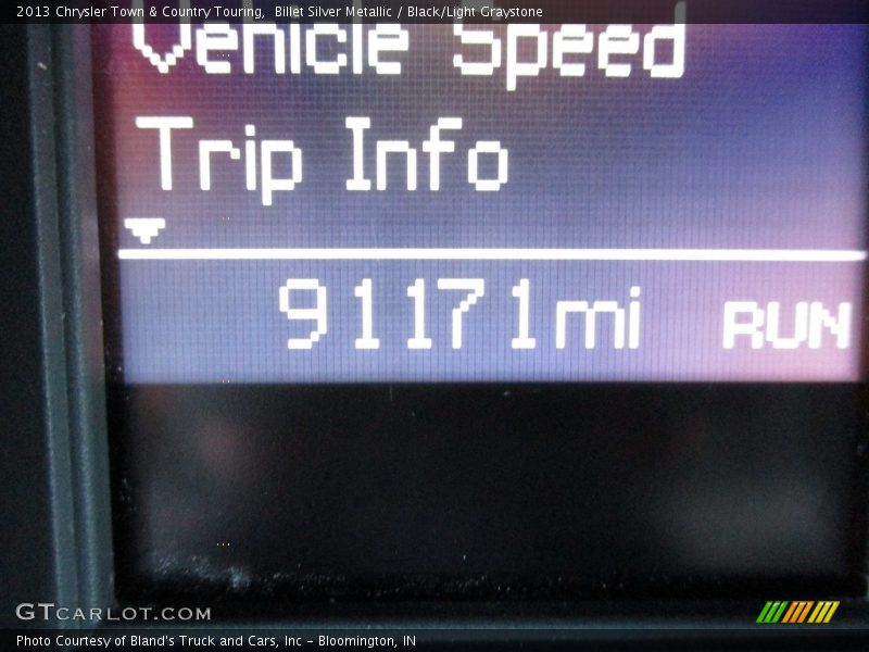 Billet Silver Metallic / Black/Light Graystone 2013 Chrysler Town & Country Touring
