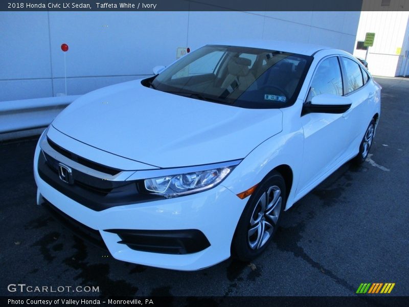 Taffeta White / Ivory 2018 Honda Civic LX Sedan