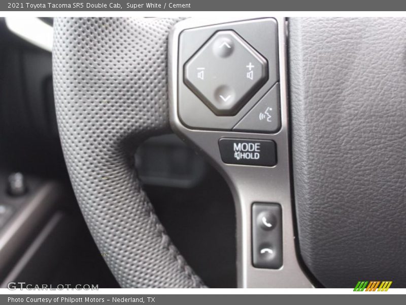 Super White / Cement 2021 Toyota Tacoma SR5 Double Cab