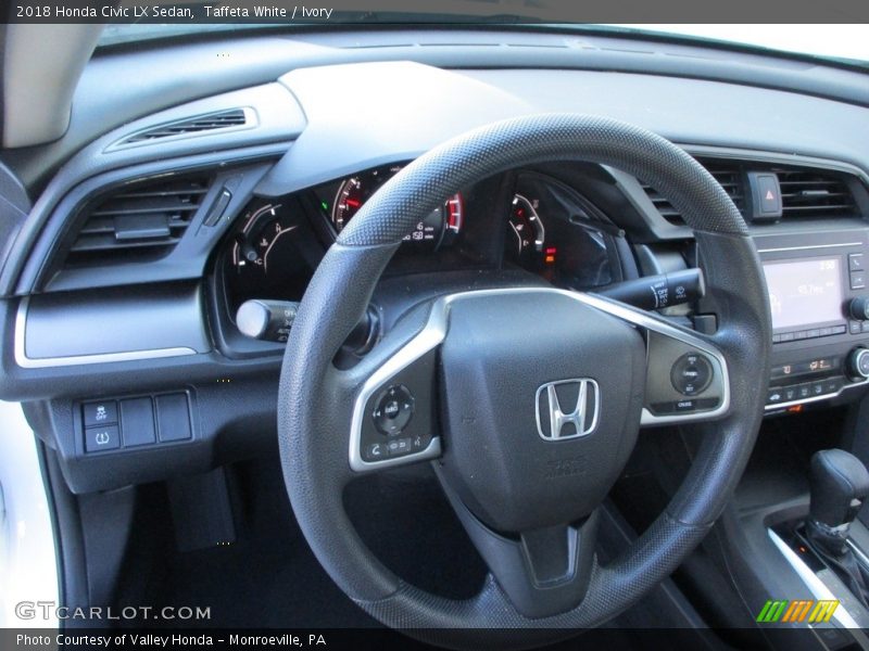 Taffeta White / Ivory 2018 Honda Civic LX Sedan