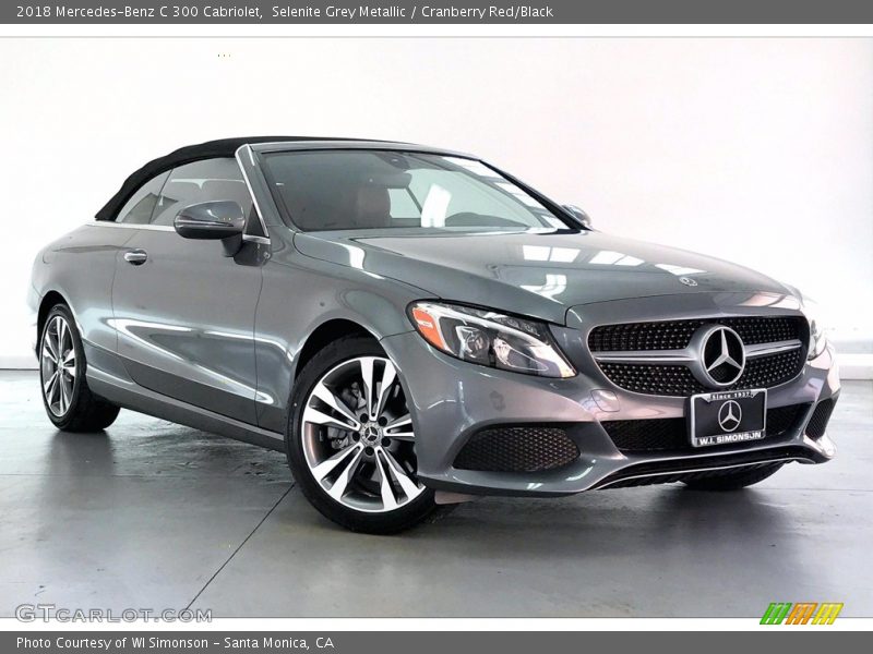 Front 3/4 View of 2018 C 300 Cabriolet