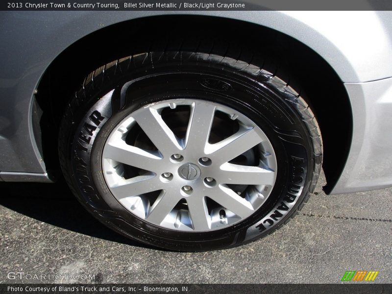 Billet Silver Metallic / Black/Light Graystone 2013 Chrysler Town & Country Touring