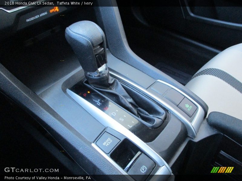 Taffeta White / Ivory 2018 Honda Civic LX Sedan