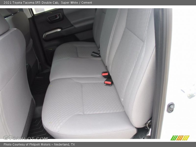 Super White / Cement 2021 Toyota Tacoma SR5 Double Cab