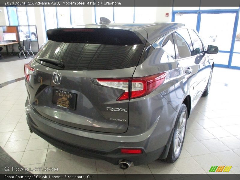 Modern Steel Metallic / Graystone 2020 Acura RDX Advance AWD
