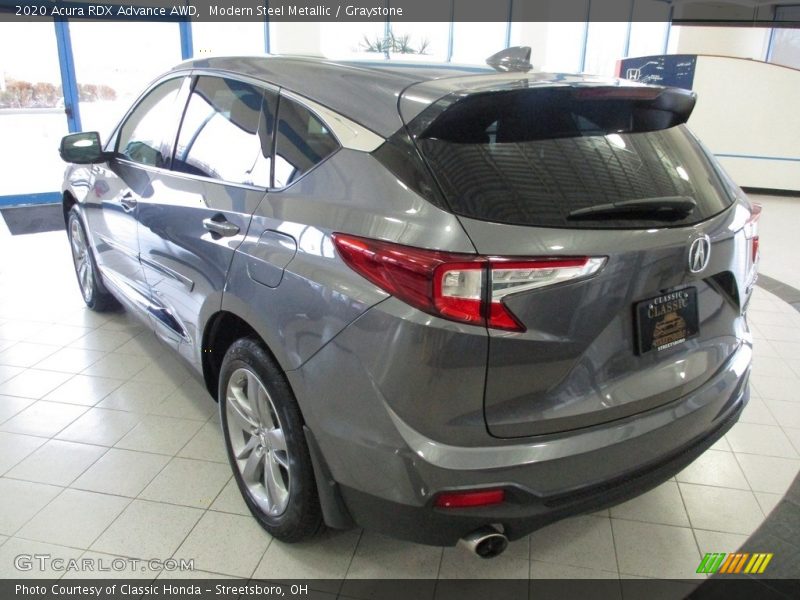 Modern Steel Metallic / Graystone 2020 Acura RDX Advance AWD