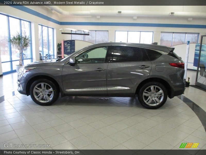 Modern Steel Metallic / Graystone 2020 Acura RDX Advance AWD
