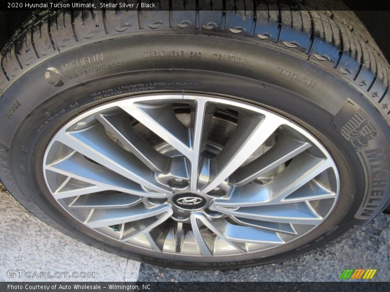 Stellar Silver / Black 2020 Hyundai Tucson Ultimate