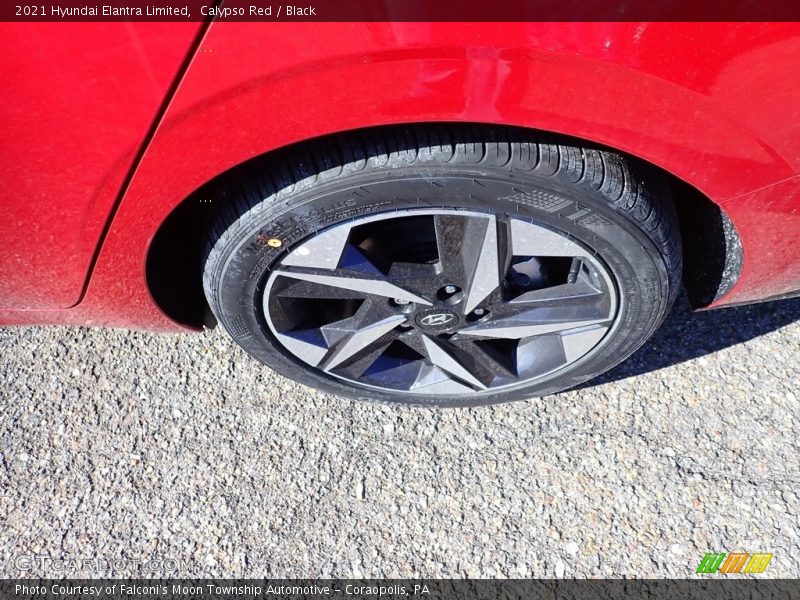Calypso Red / Black 2021 Hyundai Elantra Limited