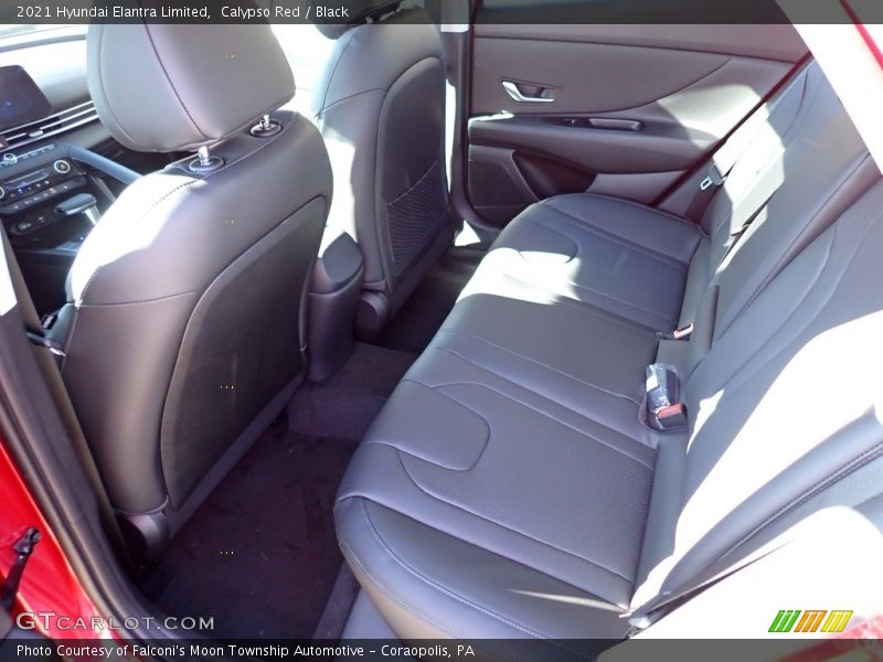 Calypso Red / Black 2021 Hyundai Elantra Limited