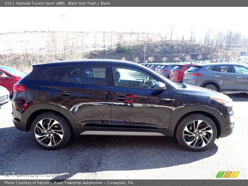 Black Noir Pearl / Black 2021 Hyundai Tucson Sport AWD