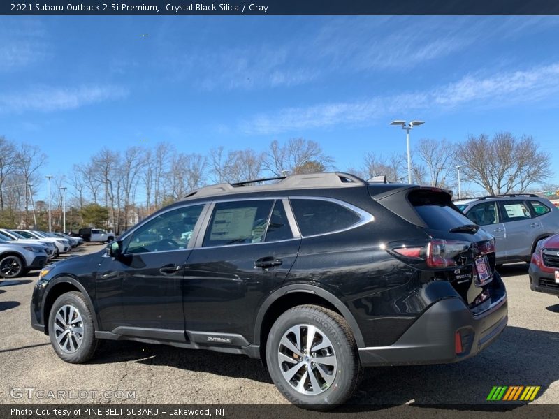 Crystal Black Silica / Gray 2021 Subaru Outback 2.5i Premium