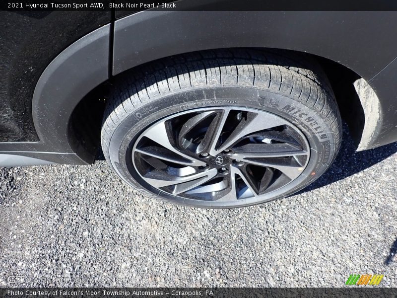 Black Noir Pearl / Black 2021 Hyundai Tucson Sport AWD