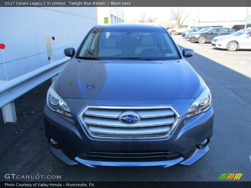 Twilight Blue Metallic / Warm Ivory 2017 Subaru Legacy 2.5i Limited