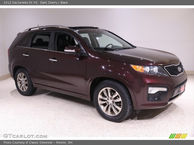 Dark Cherry / Black 2012 Kia Sorento SX V6