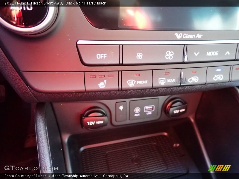 Black Noir Pearl / Black 2021 Hyundai Tucson Sport AWD