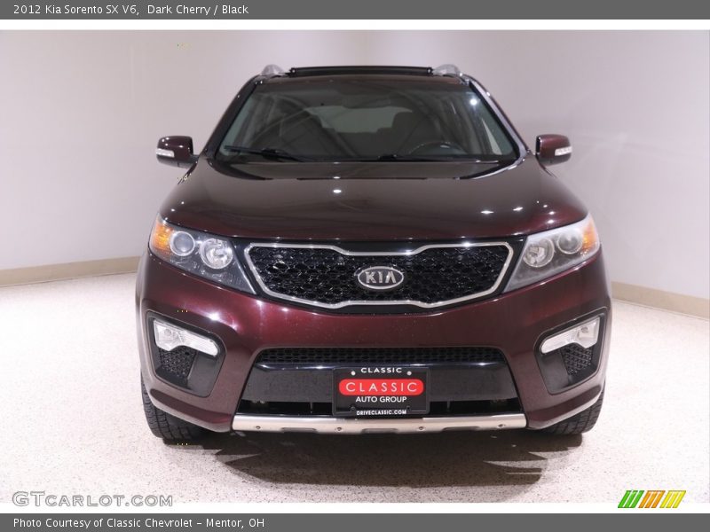 Dark Cherry / Black 2012 Kia Sorento SX V6