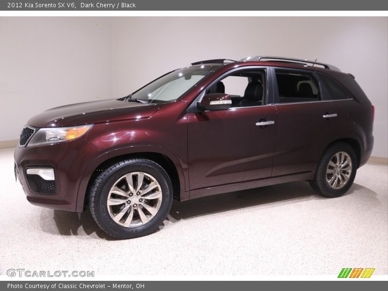 Dark Cherry / Black 2012 Kia Sorento SX V6