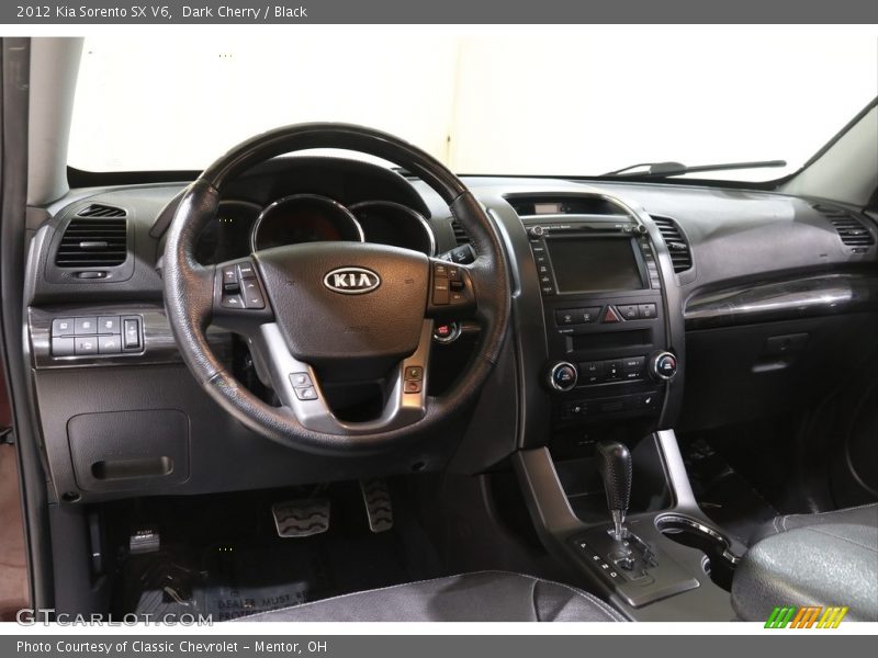 Dark Cherry / Black 2012 Kia Sorento SX V6