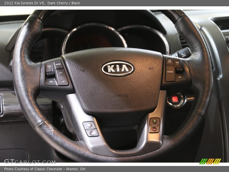 Dark Cherry / Black 2012 Kia Sorento SX V6