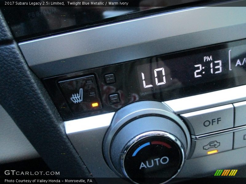 Twilight Blue Metallic / Warm Ivory 2017 Subaru Legacy 2.5i Limited