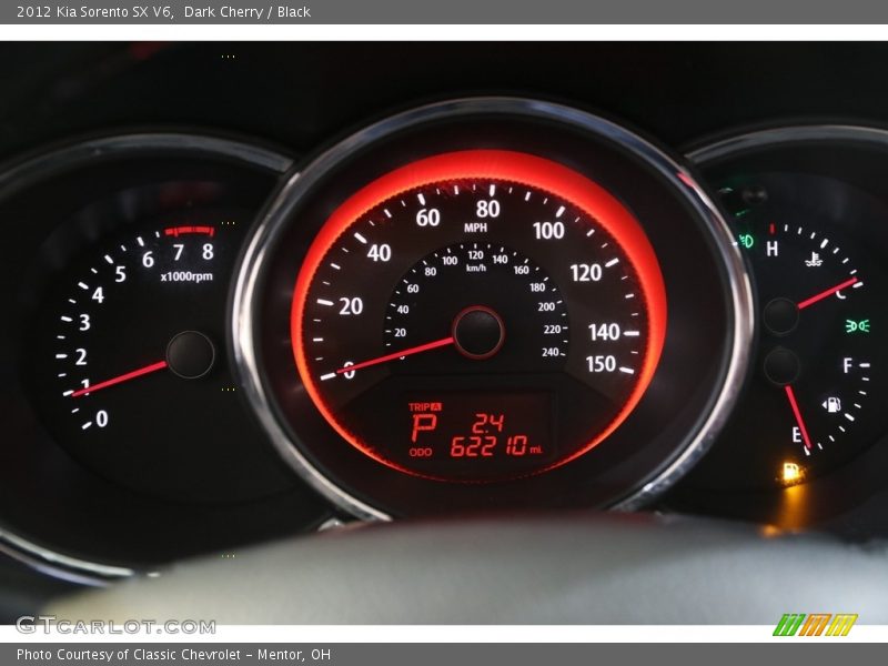 Dark Cherry / Black 2012 Kia Sorento SX V6