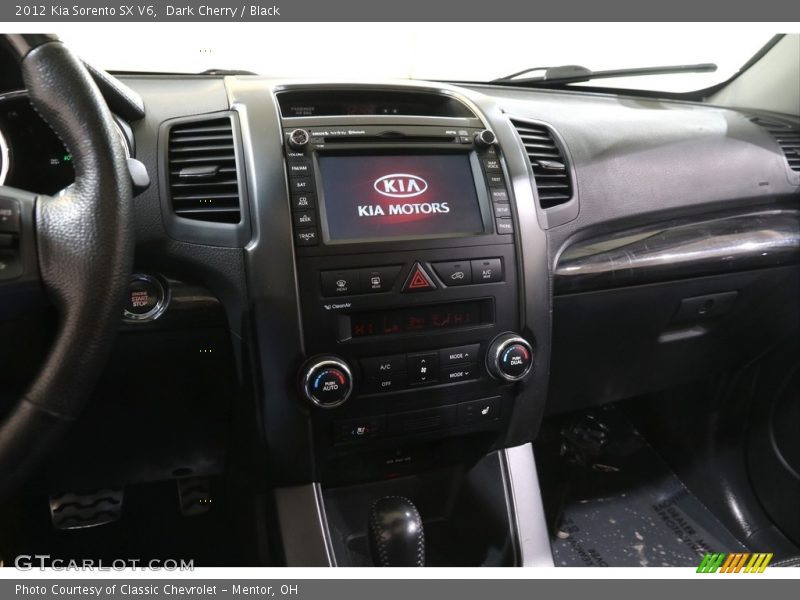 Dark Cherry / Black 2012 Kia Sorento SX V6