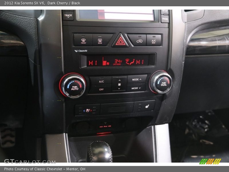 Dark Cherry / Black 2012 Kia Sorento SX V6