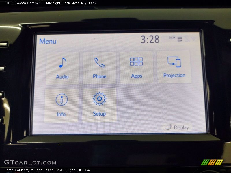 Midnight Black Metallic / Black 2019 Toyota Camry SE