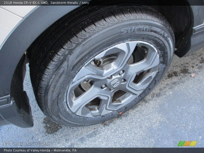 Sandstorm Metallic / Ivory 2018 Honda CR-V EX-L AWD