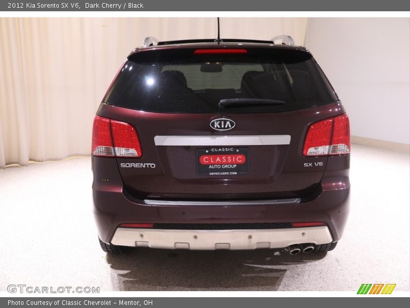 Dark Cherry / Black 2012 Kia Sorento SX V6