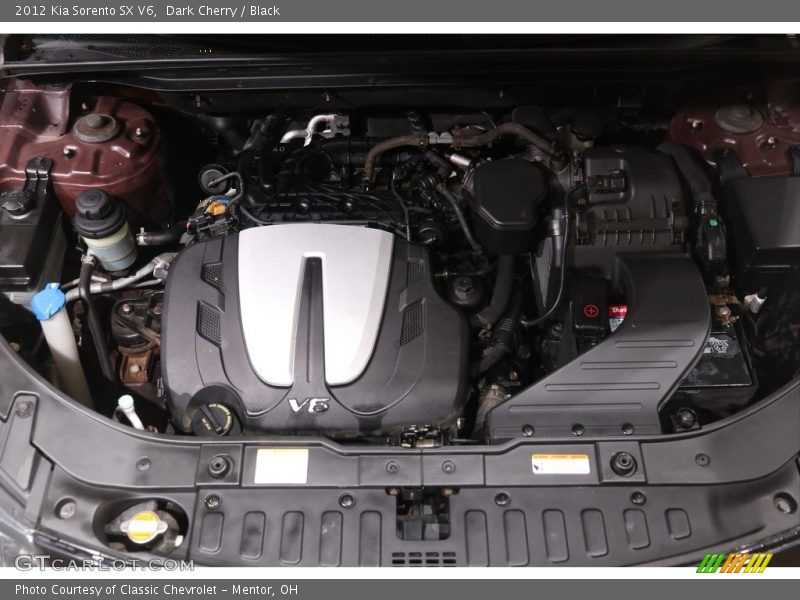 Dark Cherry / Black 2012 Kia Sorento SX V6