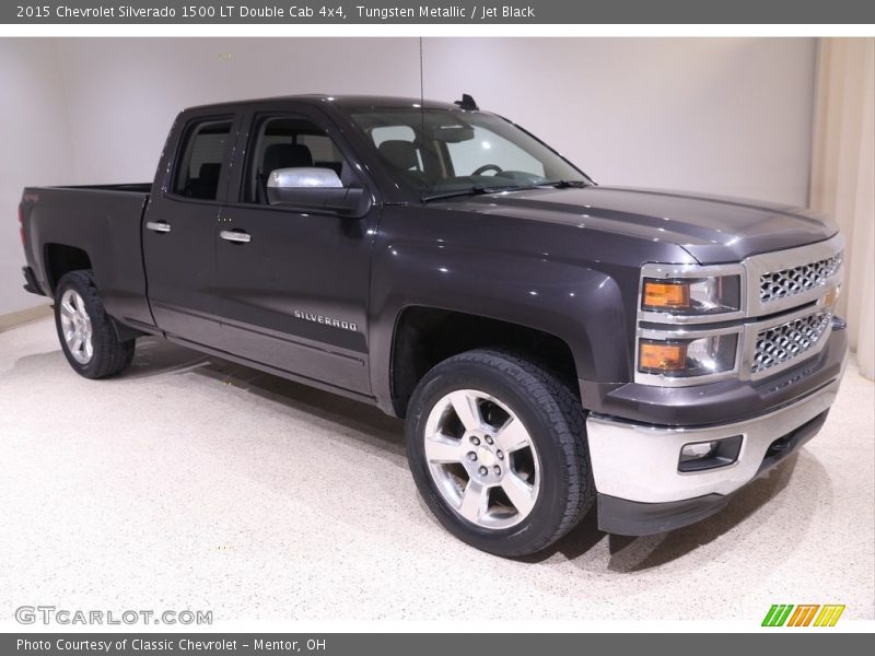 Tungsten Metallic / Jet Black 2015 Chevrolet Silverado 1500 LT Double Cab 4x4