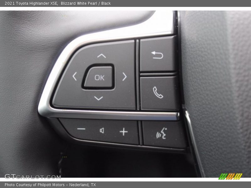 Blizzard White Pearl / Black 2021 Toyota Highlander XSE