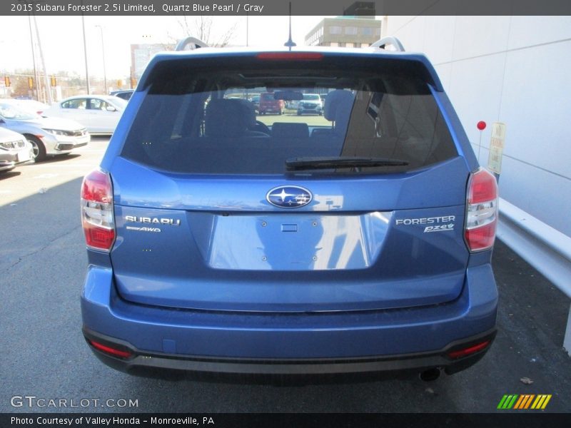Quartz Blue Pearl / Gray 2015 Subaru Forester 2.5i Limited