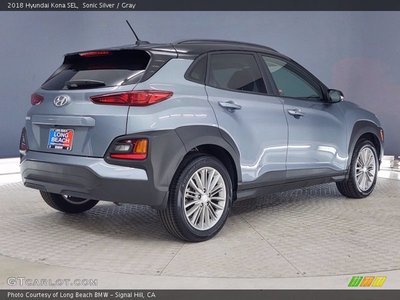 Sonic Silver / Gray 2018 Hyundai Kona SEL